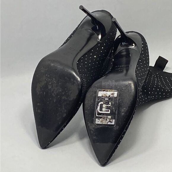 Balmain Skye Knit Crystal Ankle Boots size 40 - Picture 12 of 13